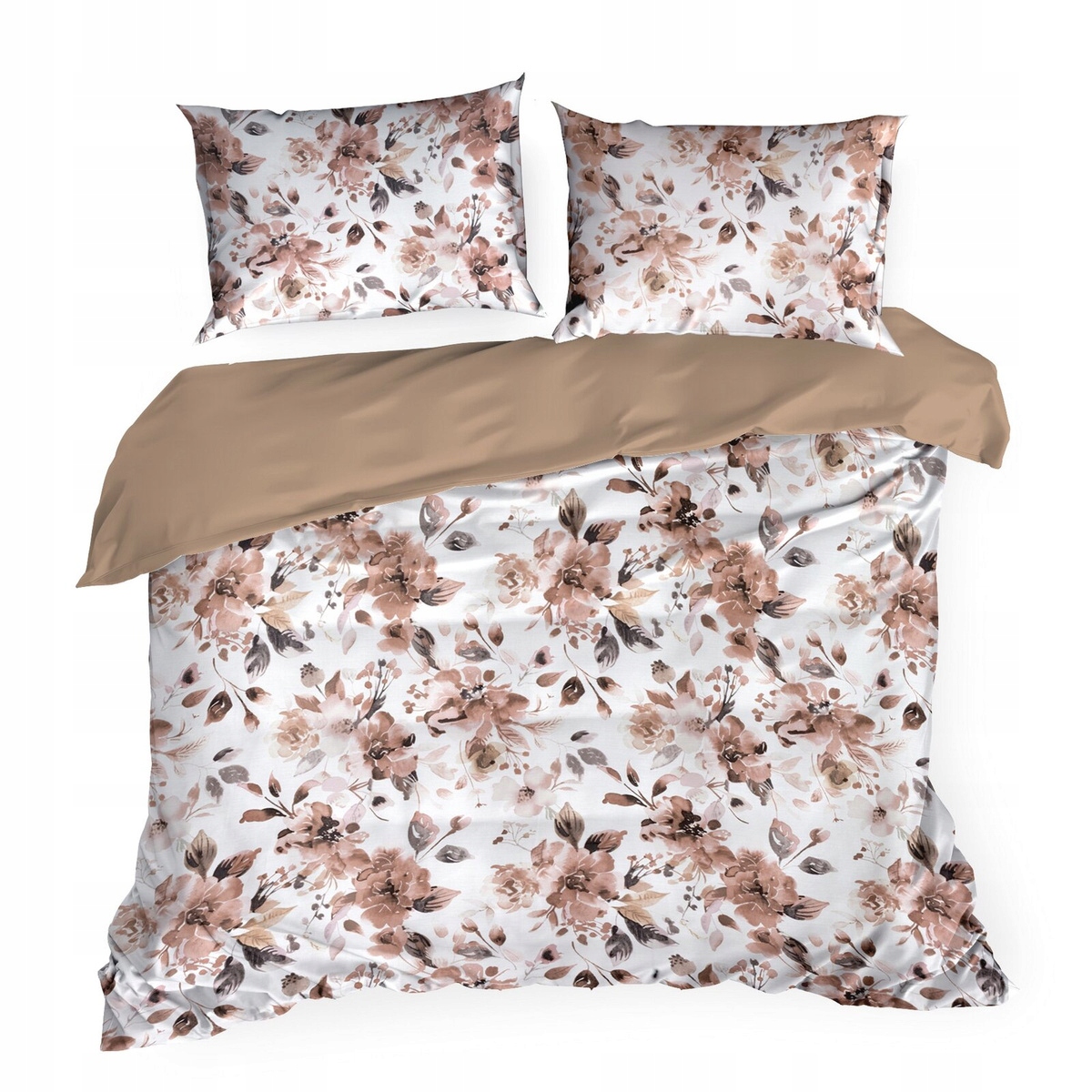 Posteľná Bielizeň 220 x 200 3 cm Bavlnený Satén Spring mäkká obojstranná sada