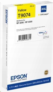 Atramentová kazeta Epson WorkForce-WF-6xxx žltá XXL 69 ml C13T90744N