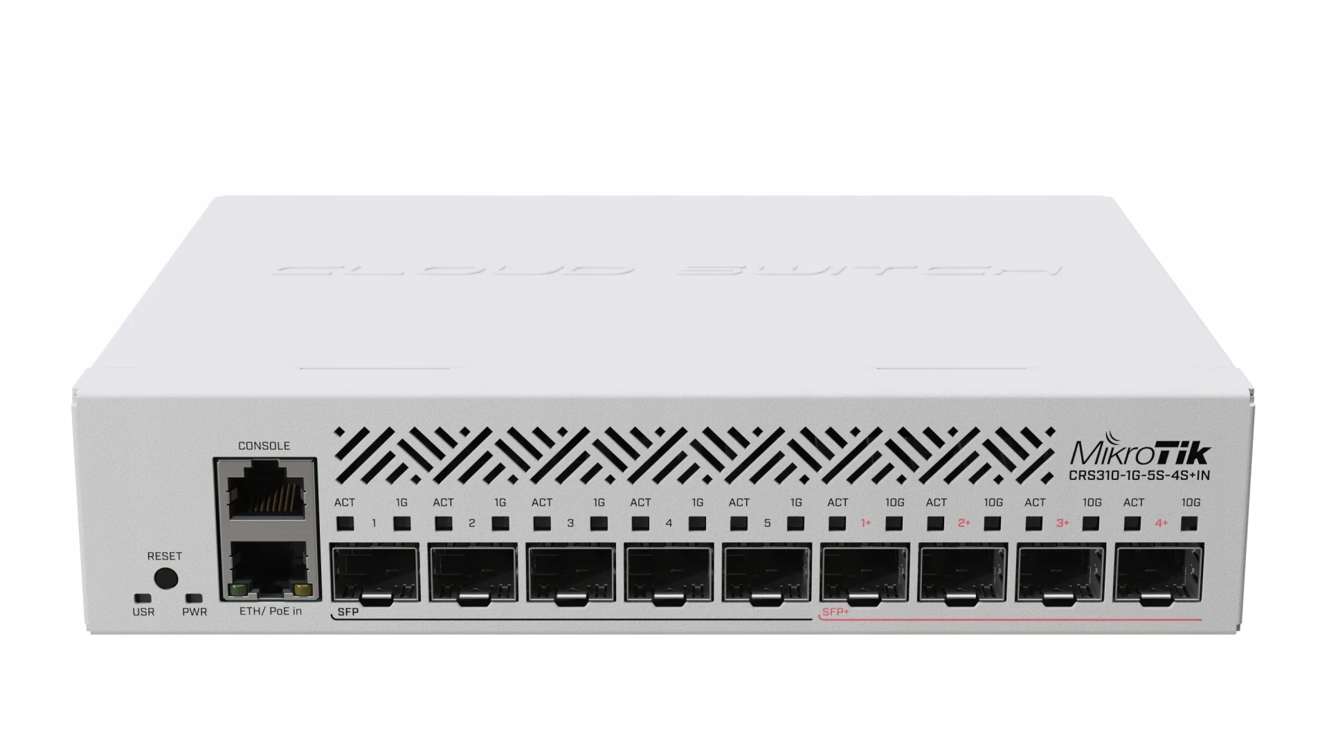 Mikrotik CRS310-1G-5S-4S+IN prepínač L3 Gigabit Ethernet (10/100/1000) podpora