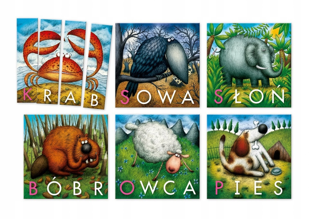 Gra do Nauki Czytania dla Dzieci Rozwijająca TANIO Typ Podstawa