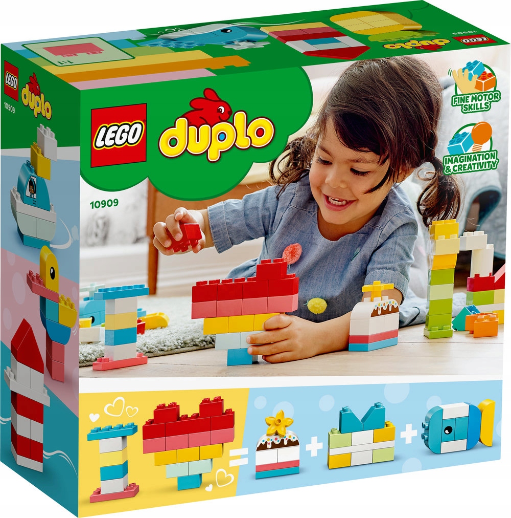 LEGO DUPLO 10909 Pudełko z serduszkiem EAN (GTIN) 5702016617733