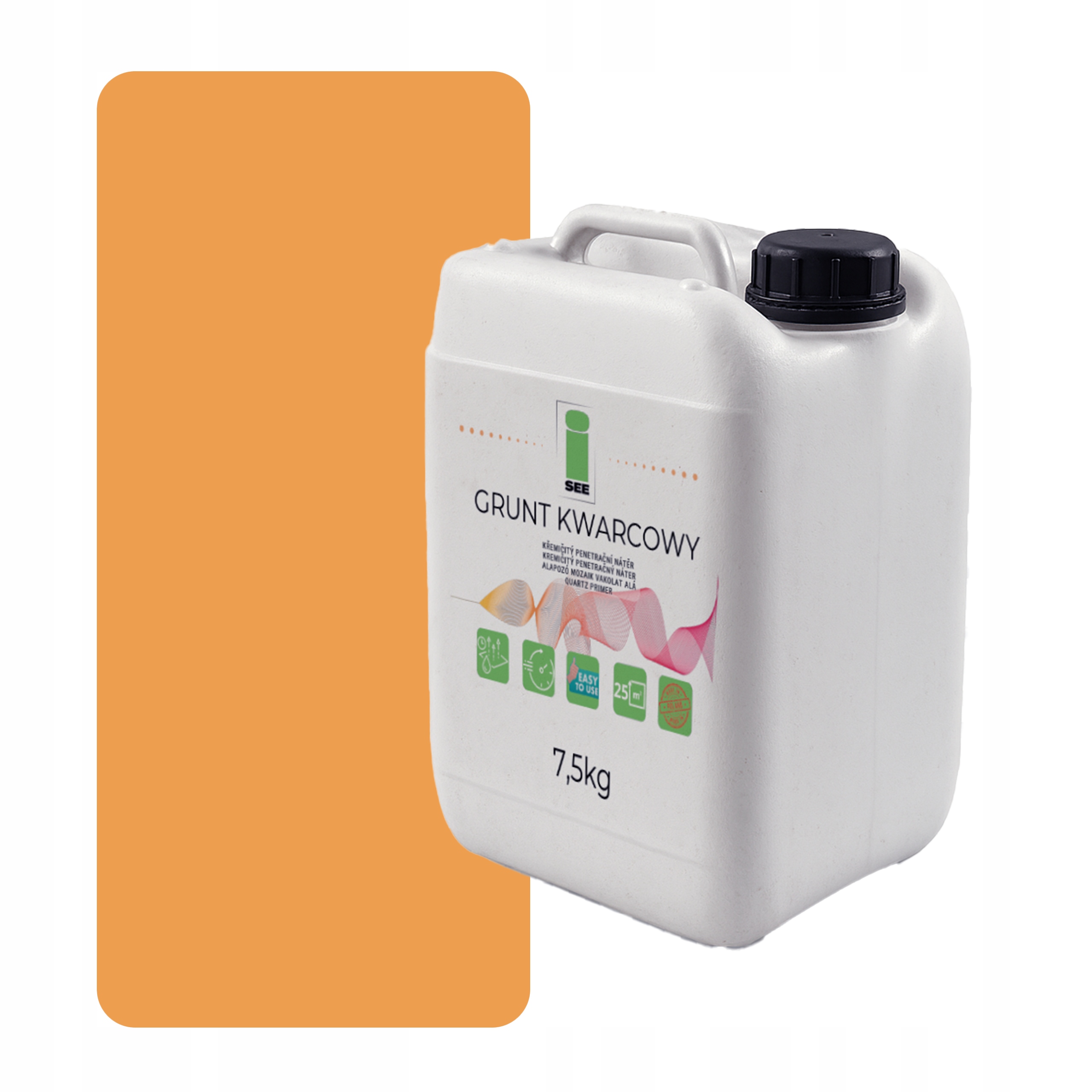 Křemenná Zemina Pod Silikonovou Omítku 7,5 Kg Žlutá Šafránová F766