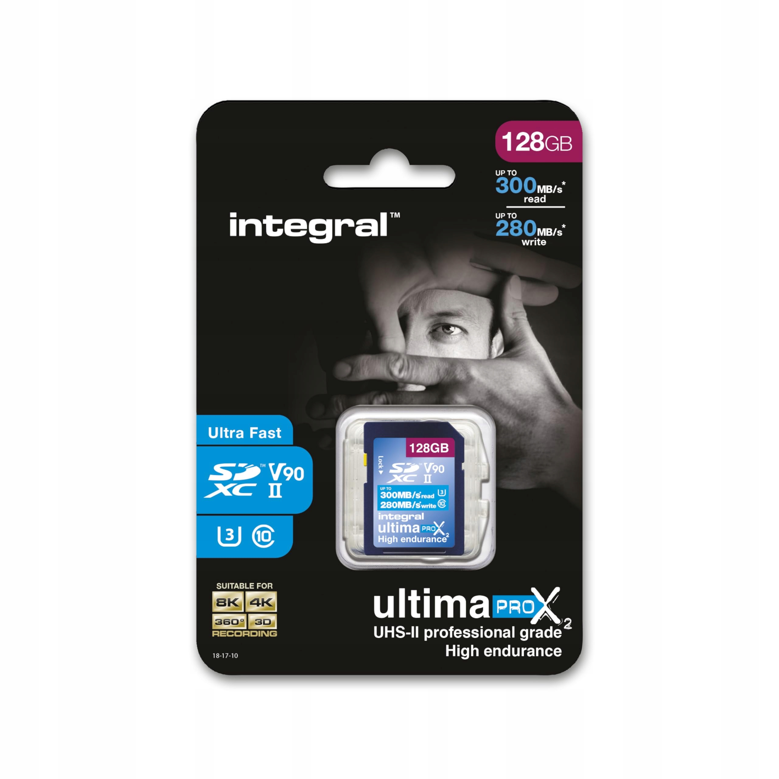 Integral Karta Sd 128 Gb UHS-II V90 do 300 Mb