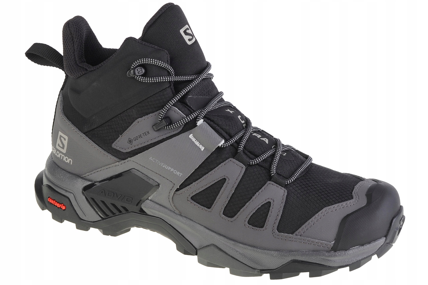 Salomon X Ultra 4 MID Gtx [44 2/3] Pánské Trekové Boty Černá tkanina