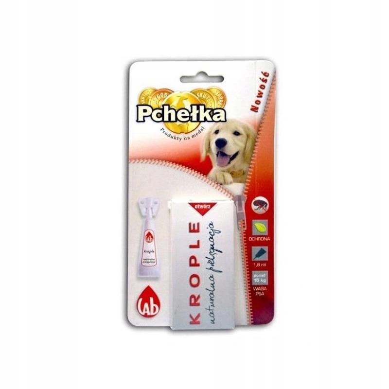 

Pchełka krople dla psa na pchły i kleszcze 1,8 ml