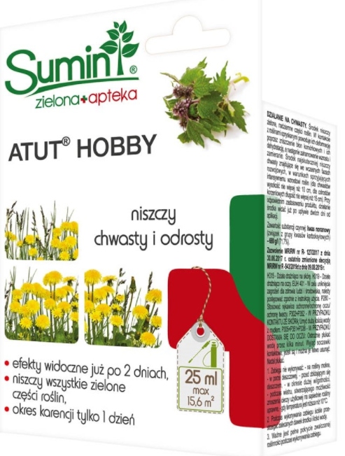 

Na mech, mlecz, perz Atut Hobby 25ml+miarka