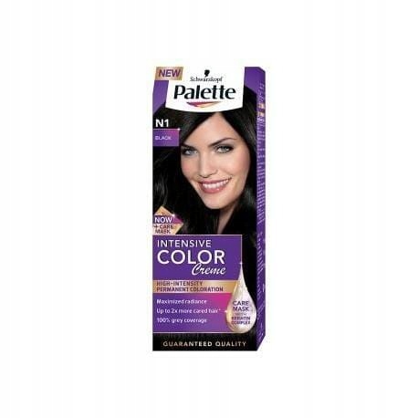 

Farba do włosów Palette Intensive Creme, Czarna N1