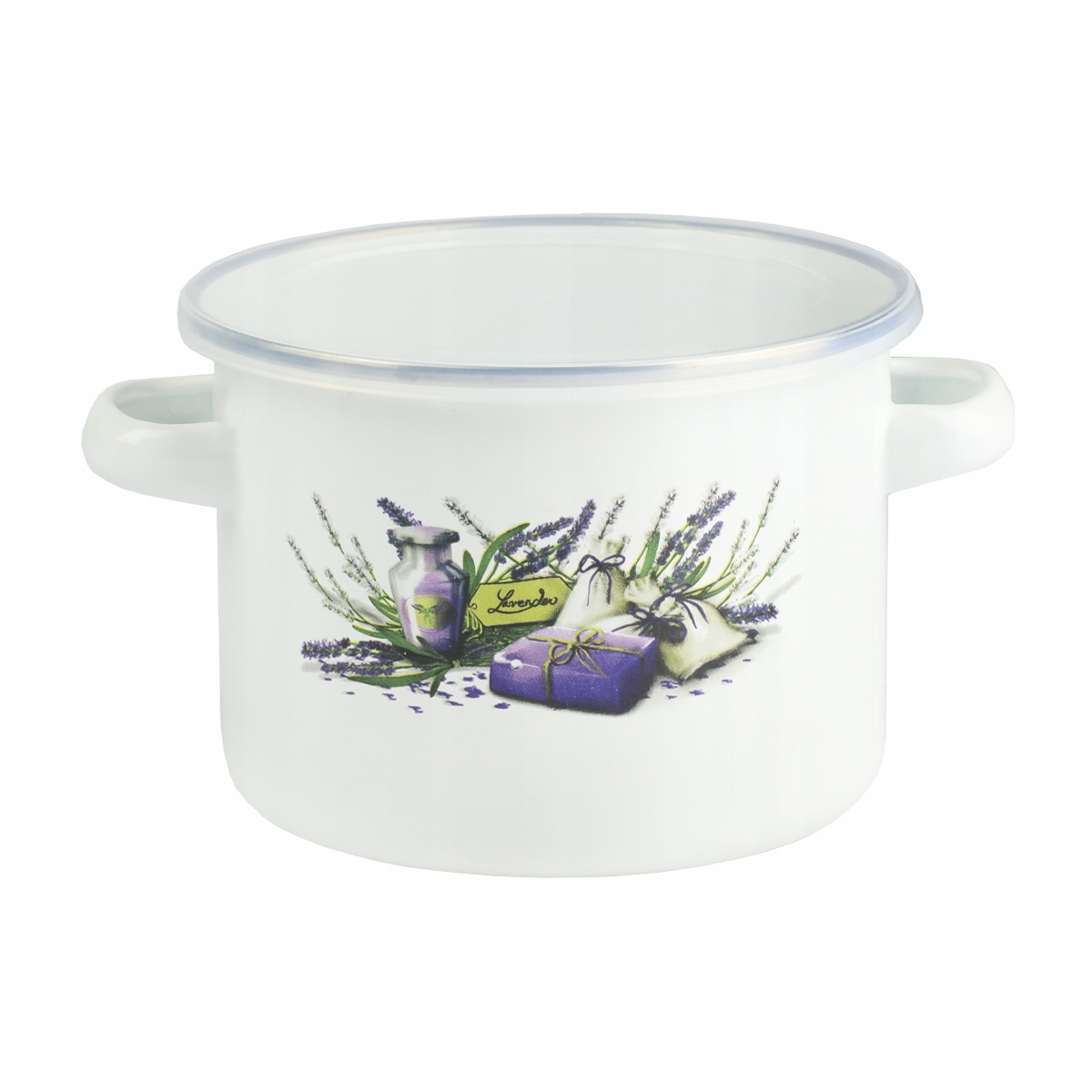 GARNEK EMALIA 1L Z POKRYWĄ GARNUSZEK DO MLEKA MINI Marka Prymus AGD