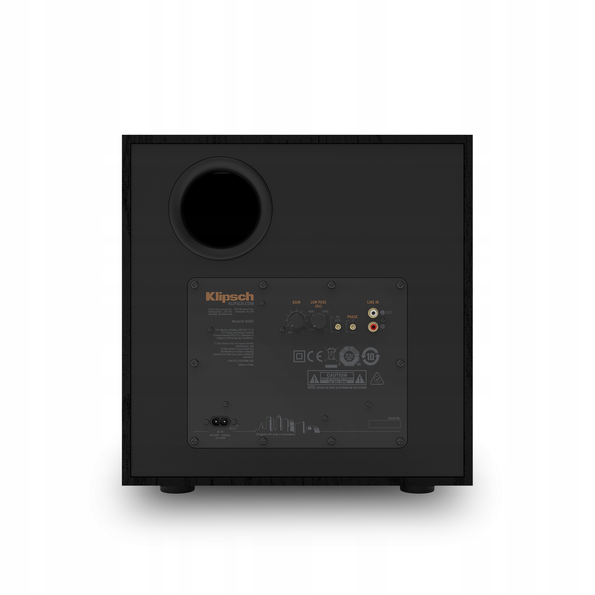 Klipsch R-101SW (Czarny) Model R-101SW