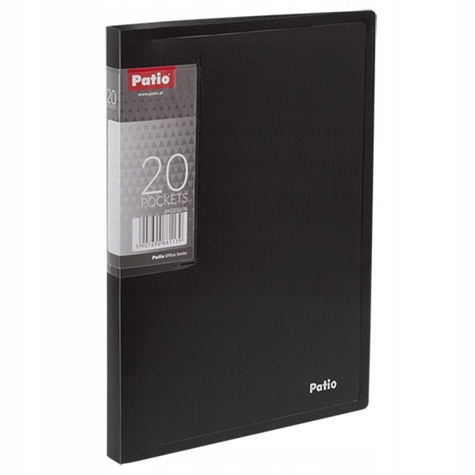 

Teczka Ofertowa A5 20 Patio Clear Book Case Czarna