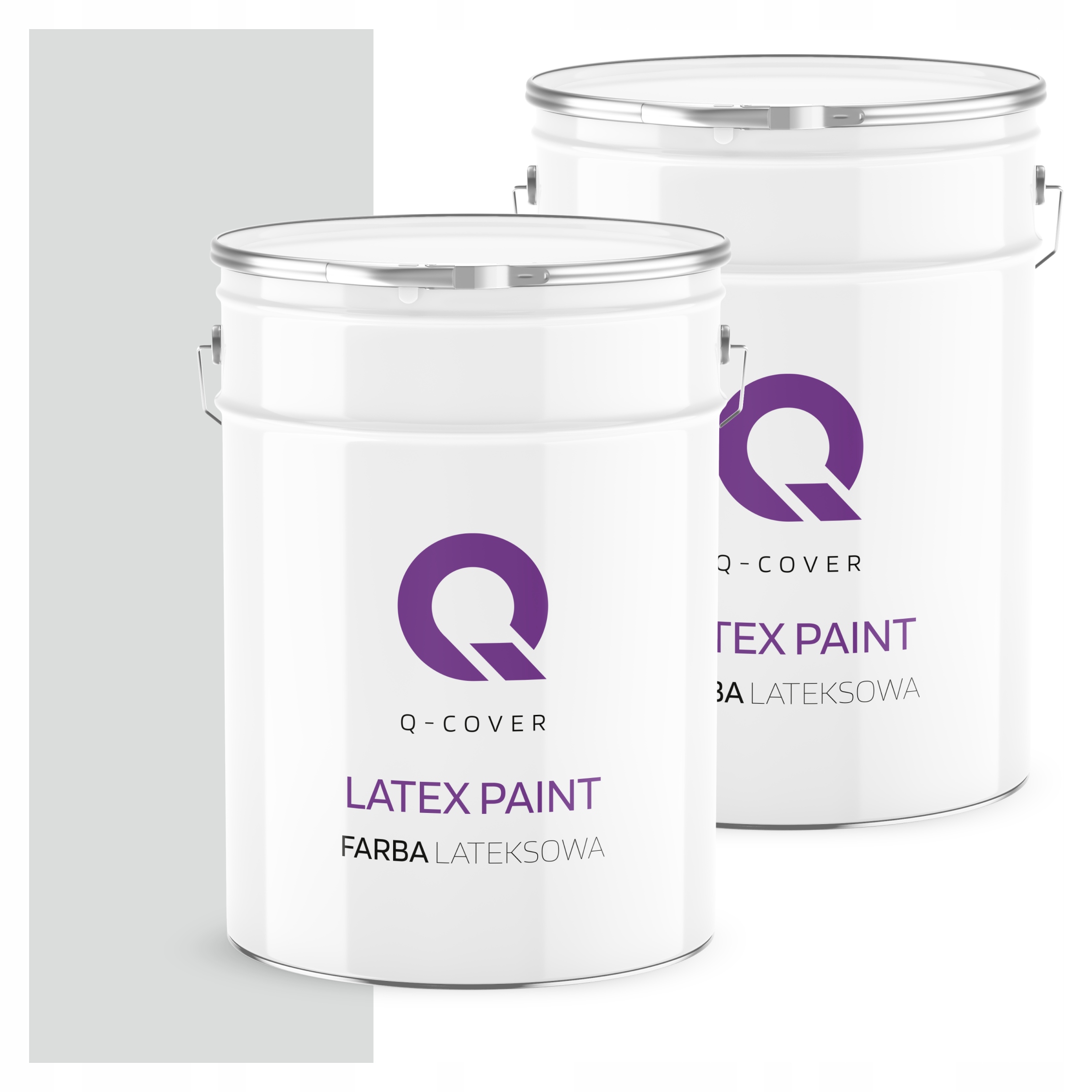 Latexová Nástenná Stropná Farba Hlboká Matná 10 L Šedá Svetlá Platina H0014