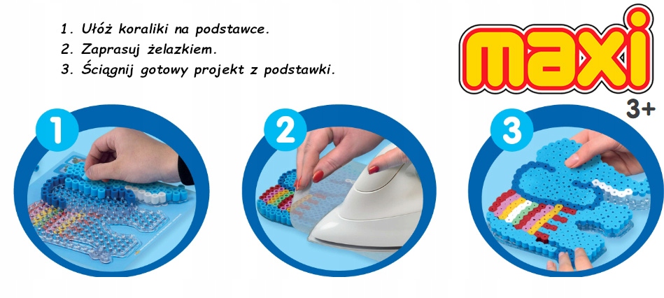 Hama MAXI 8220 - podkładka Okrągła - koraliki- KRK Marka Hama