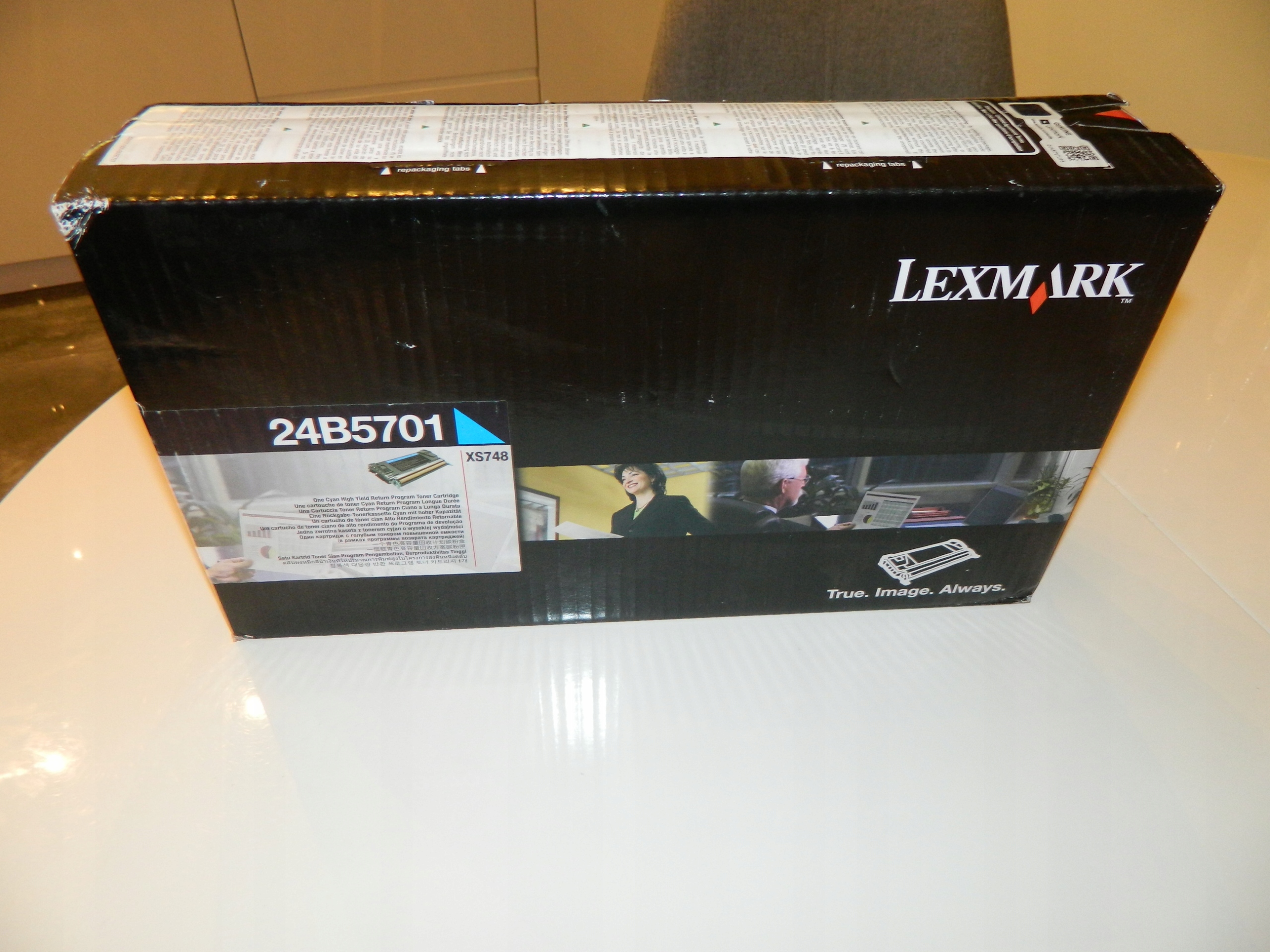 Toner Lexmark 24B5701 Cyan Originál XS748