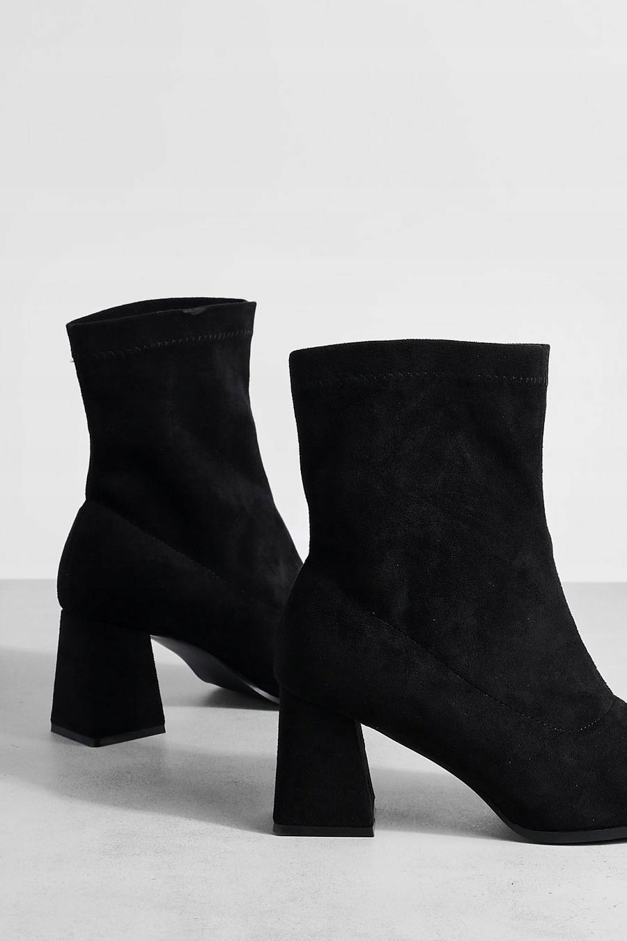 BOOHOO CZARNE BOTKI OBCAS SŁUPEK Y0D NG2__39 Rozmiar 39