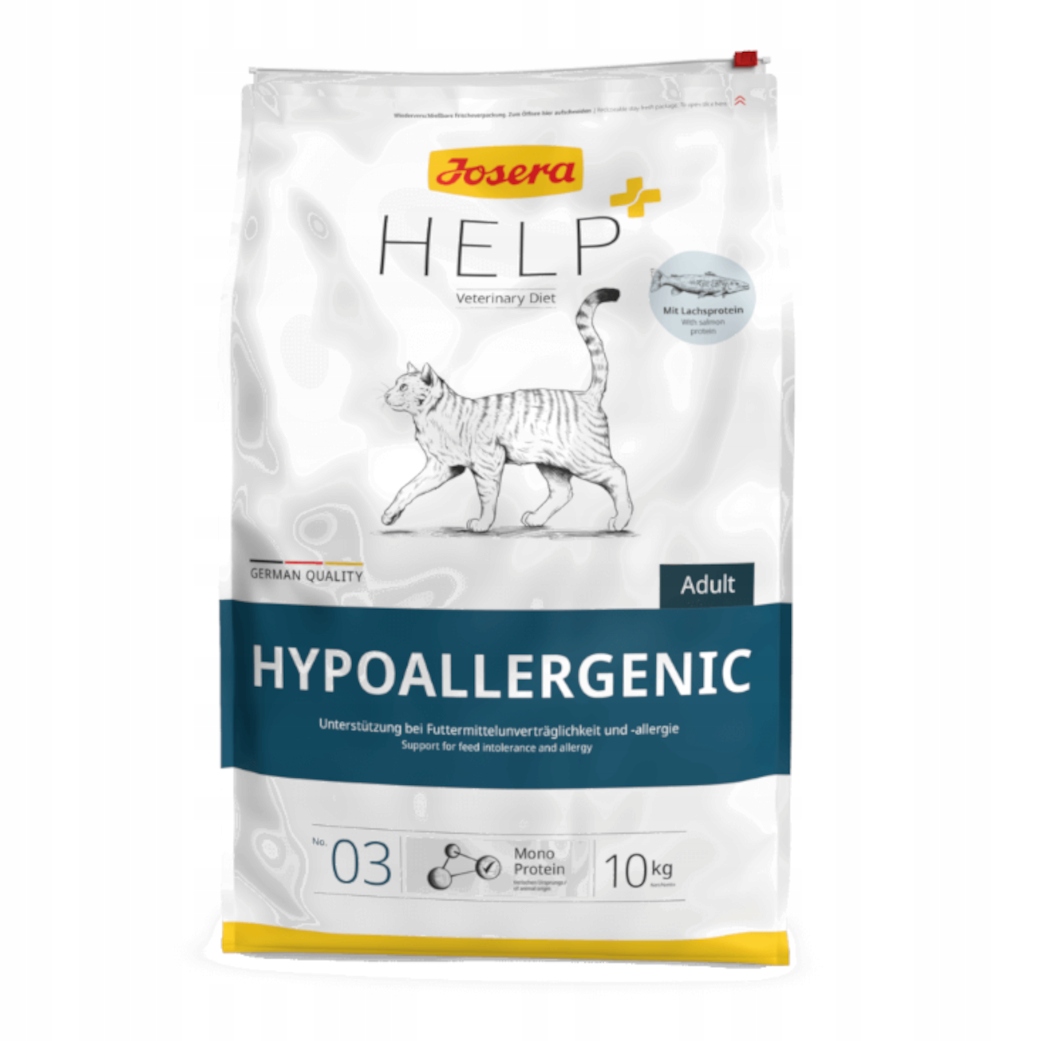 Josera Help Cat Hypoallergenic 10kg w przypadku nietolerancji i alergii