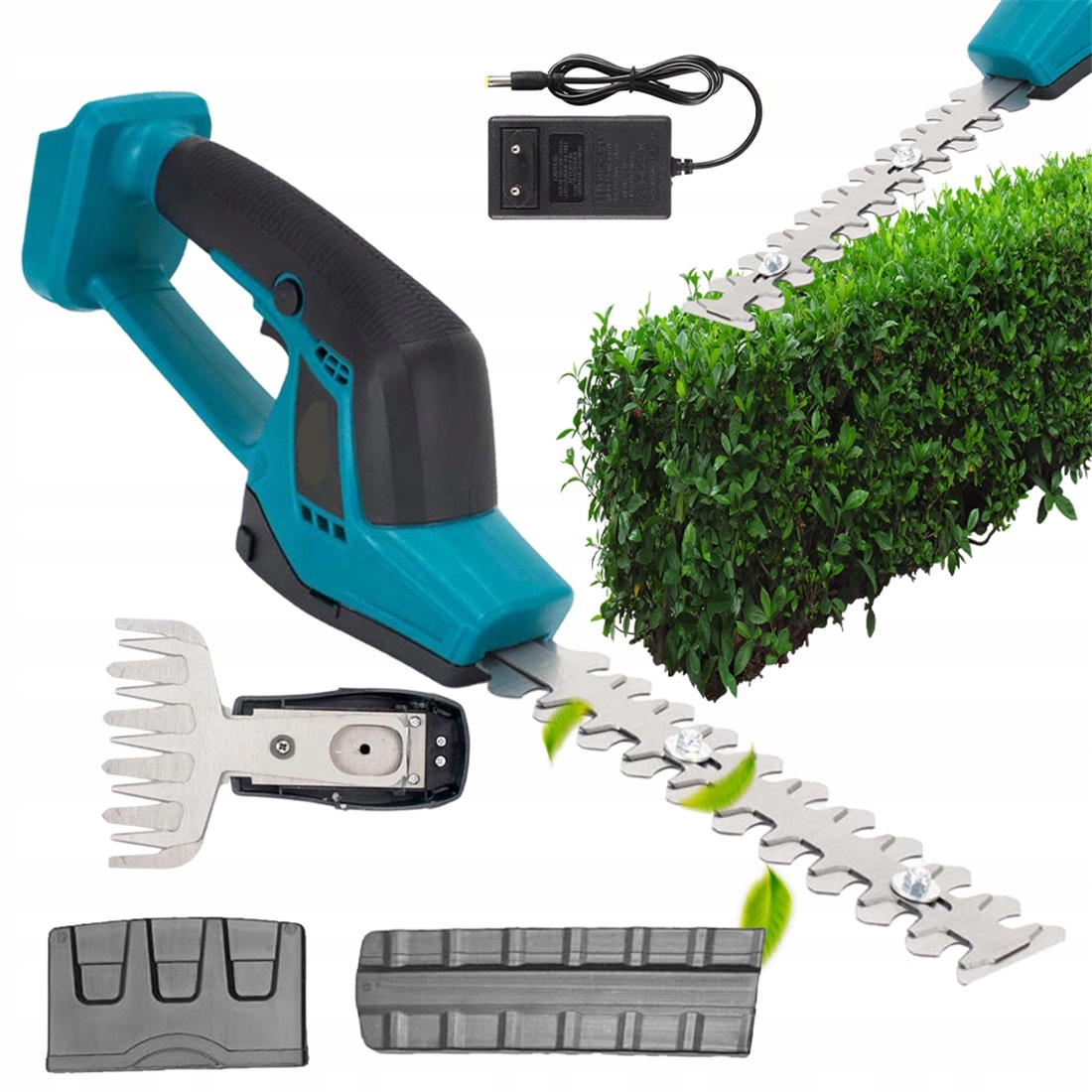 Akumulátorové Nůžky S Dvojitým Ostřím, Černo-modré