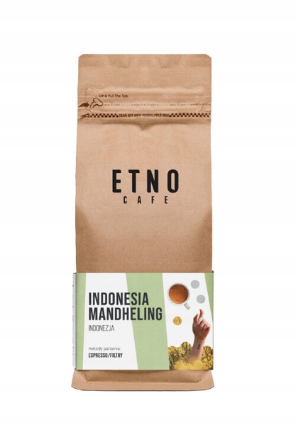 Káva zrnková Etno Cafe Indonesia Mandheling 250 g