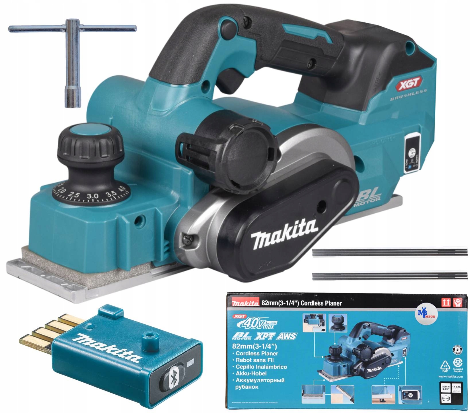 Makita Strug akumulatorowy 82mm 40V Xgt hebel