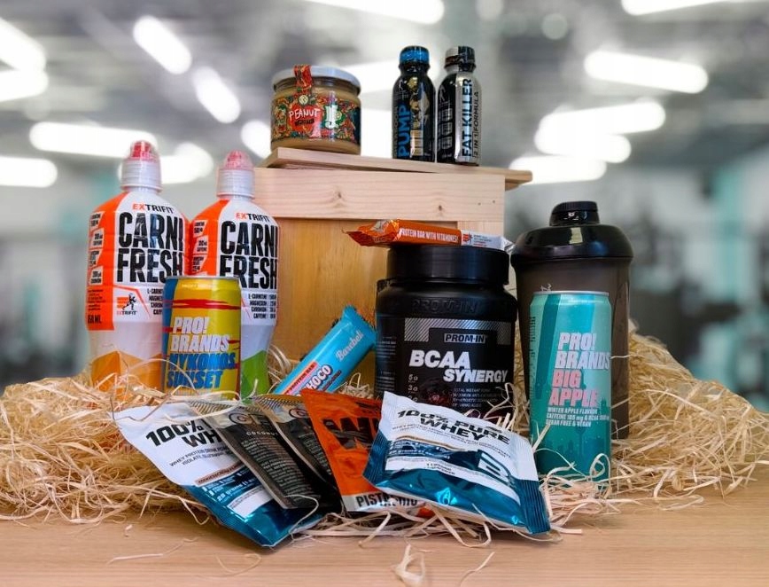 Levně Dárková bedna s Fitness box Svátek na Narozeniny dárek Páčidlo