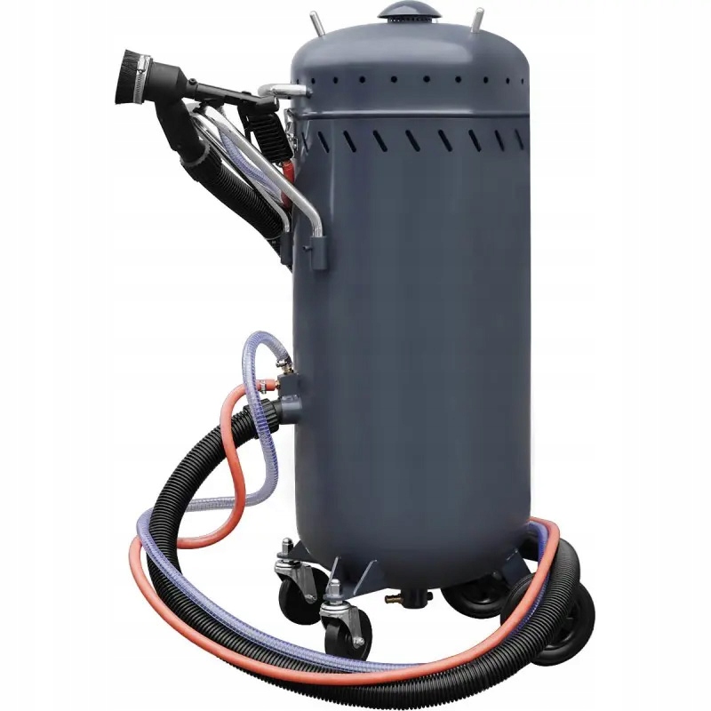 MOBILNA PIASKARKA SYFONOWA Z ODKURZACZEM 105L BEZPYŁOWA 1200W