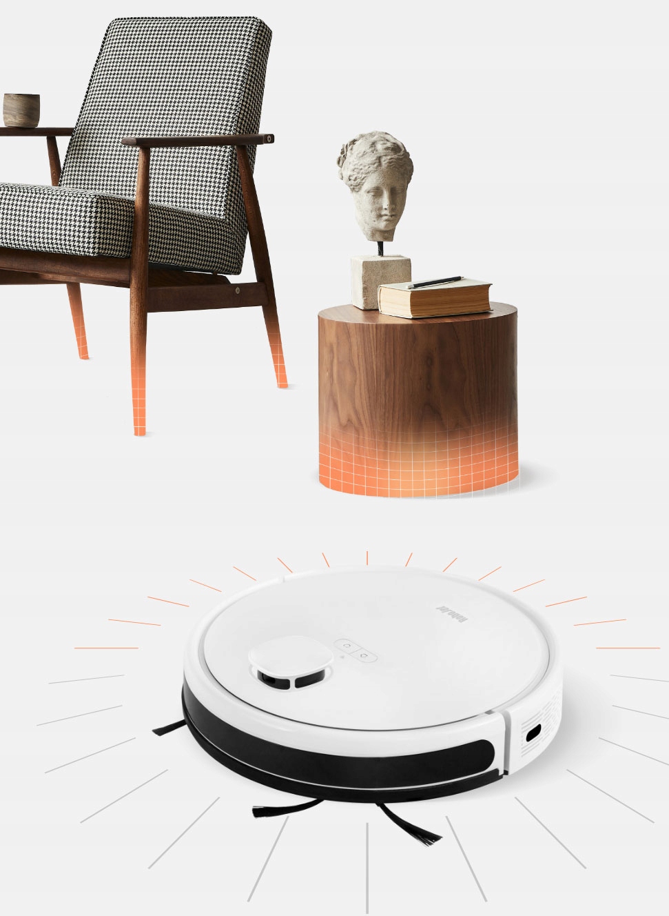 12w1 Robot sprzątający Odkurzacz Automatyczny mopujący + STACJA RoboJet Marka RoboJet