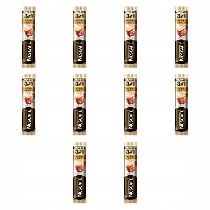 Nescafe 3v1 Creamy Latte 28 x 15 g X10
