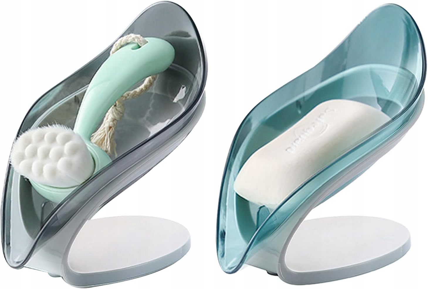 2X Mýdlenka Bez Vrtání S Odtokem Pro Umyvadlo A Sprchu