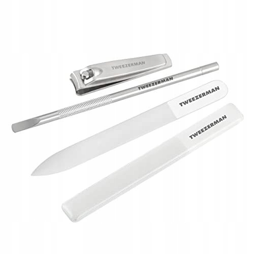 Tweezerman Manikúrní Sada Se Skleněnými Pilníky, Skleněná Manikúrní Sada