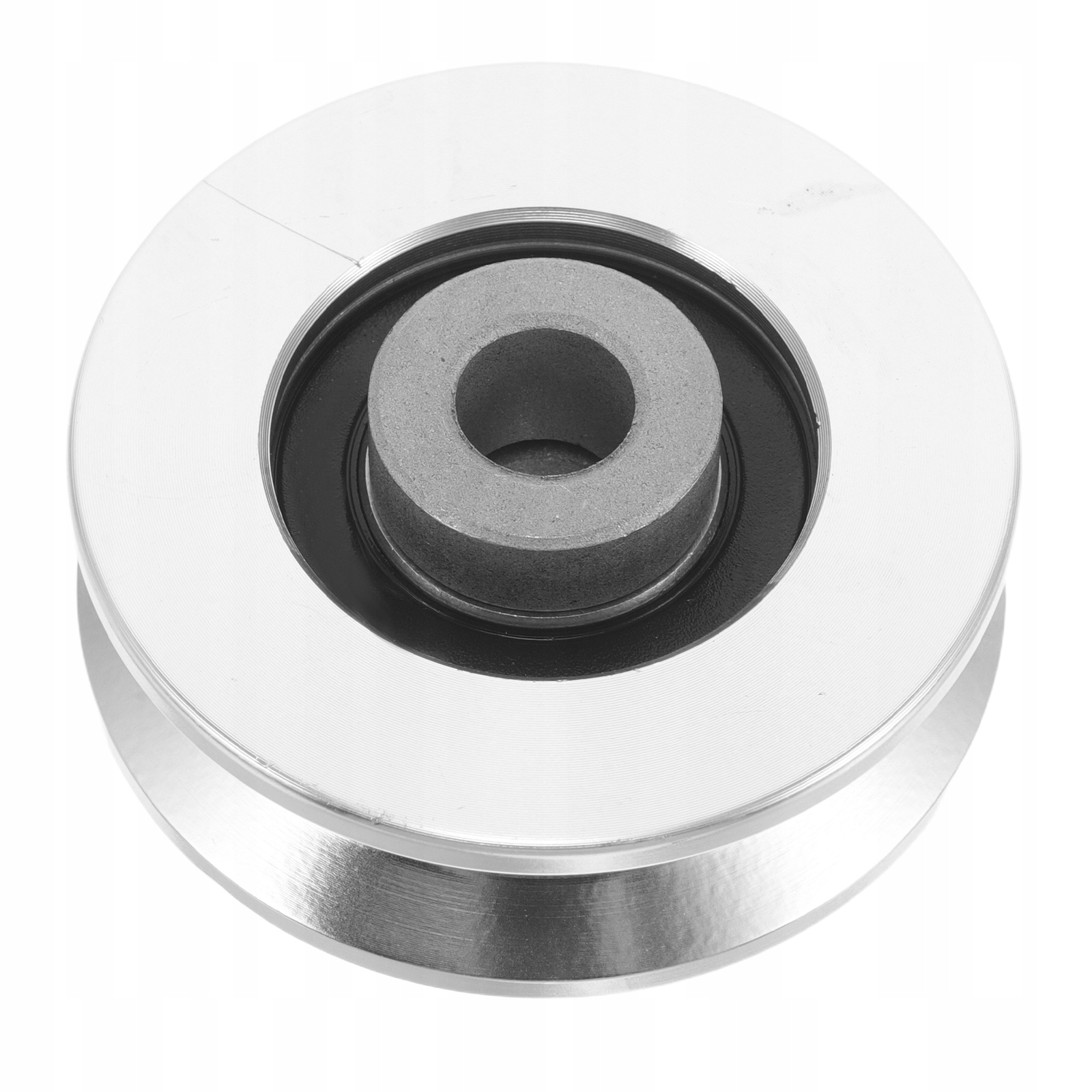 ROLKA DO KABLI SIŁOWNI Z ALUMINIUM - GŁADKA PRACA, SREBRNA