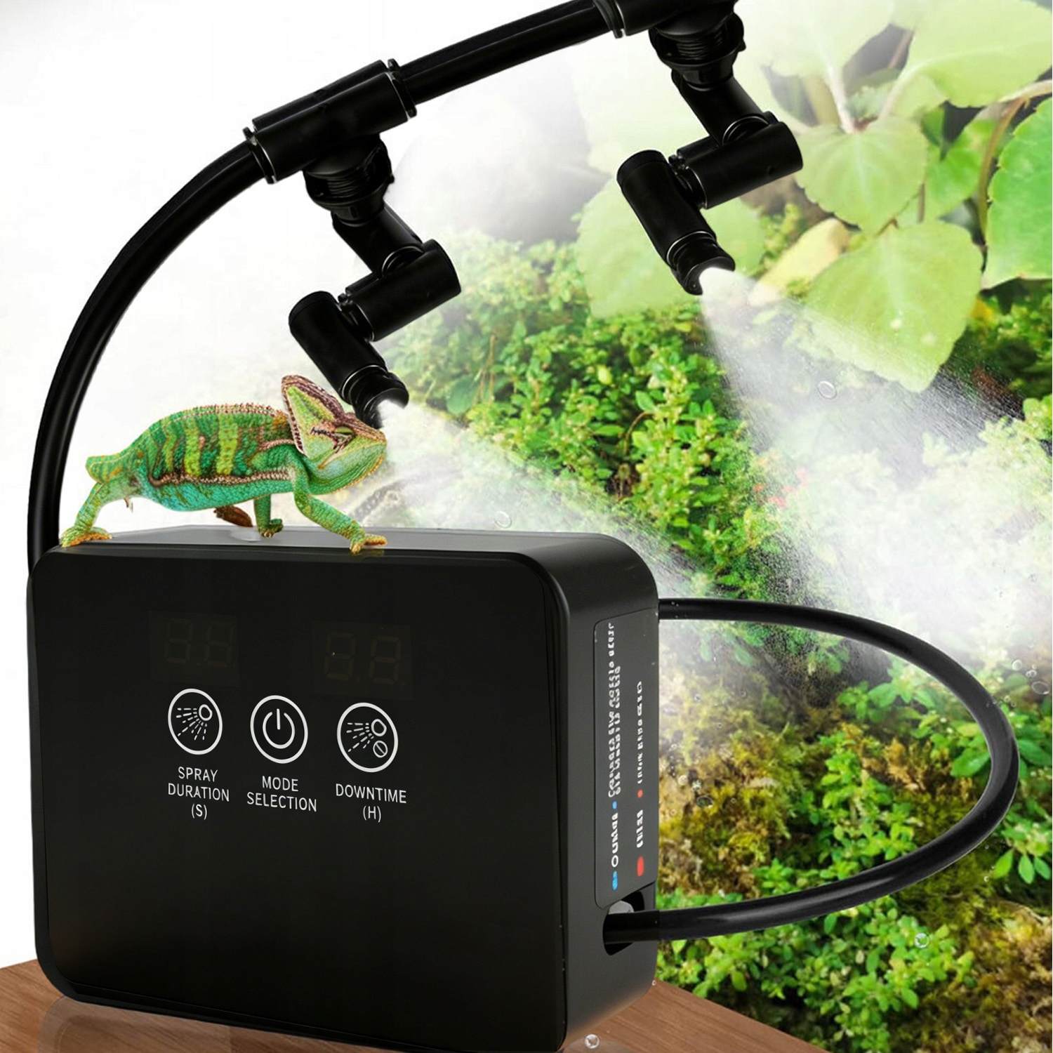 Smart Zraszacz Nawilżacz Do Terrarium Dla Gad Płaz Agama Gekon Legwan