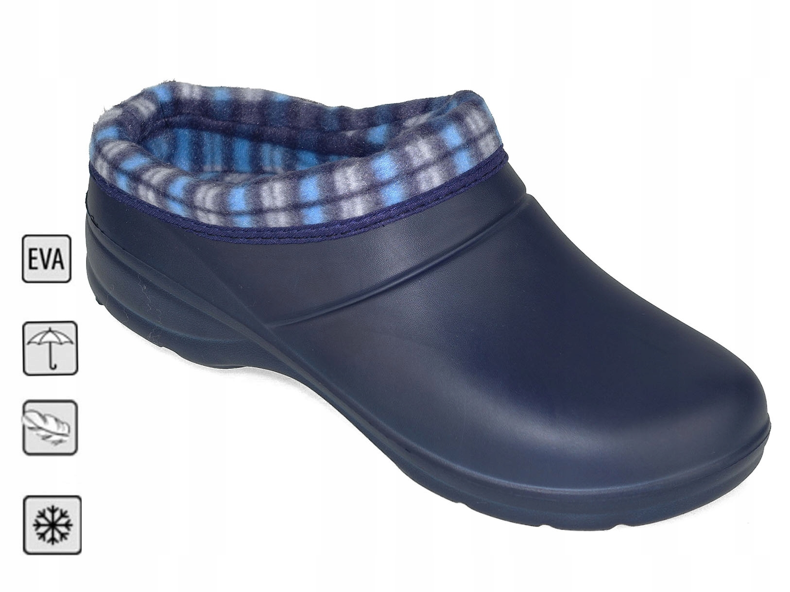 

Klapki Kroksy Ogrodowe Męskie Ocieplane Piankowe