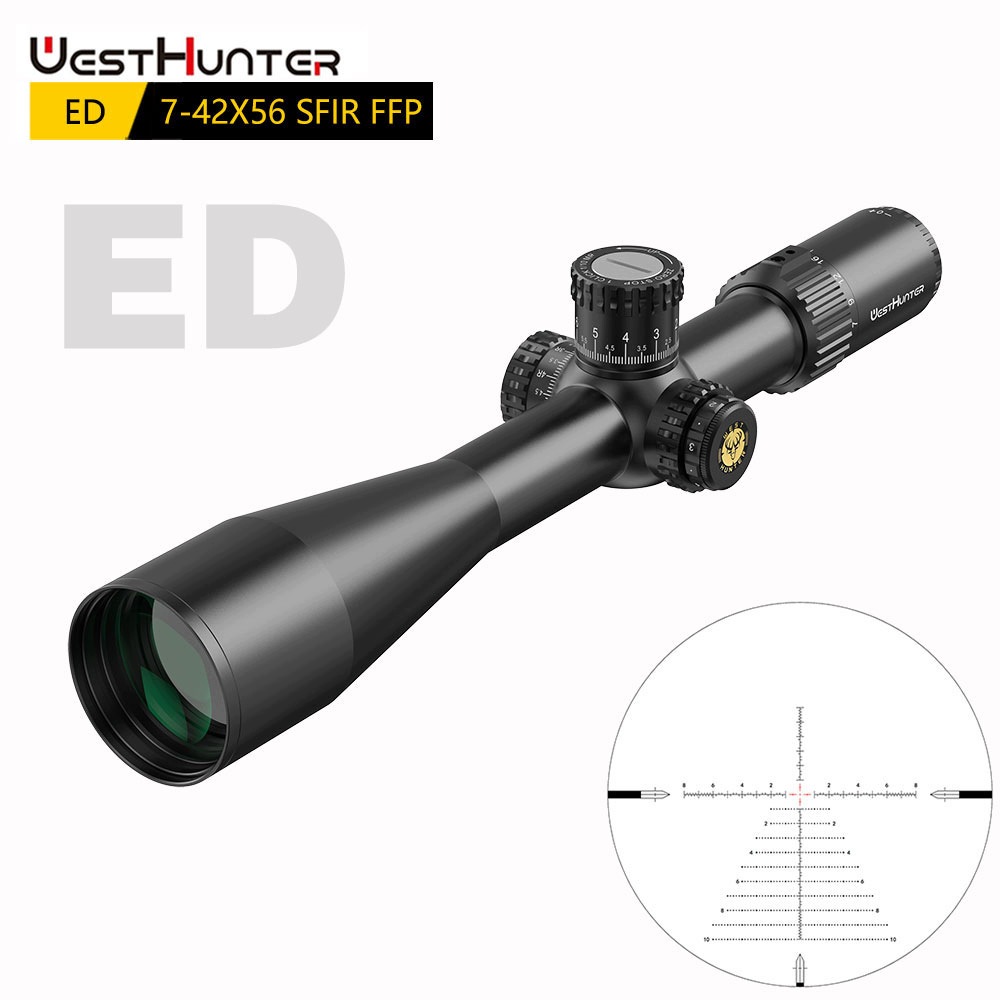WestHunter Ed 7-42X56 Sfir Ffp Zs Podświetlana 34mm Luneta tubowa