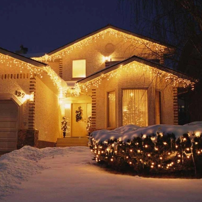 LAMPKI SOPLE 500 LED CIEPŁY BIAŁY ZEWNĘTRZNE KURTYNA GIRLANDA Marka Sternhoff