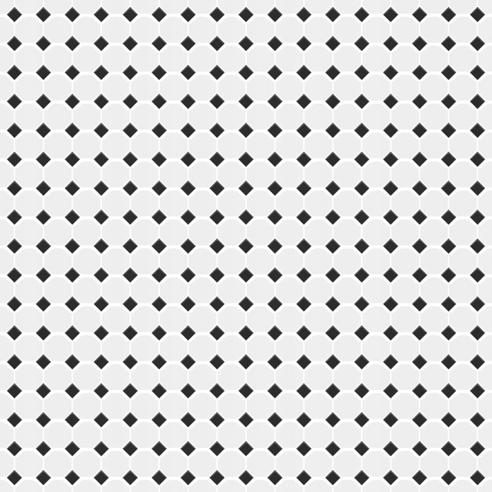 MOZAIKA CERAMICZNA OCTAGON WHITE CLASSIC Grubość 5 mm