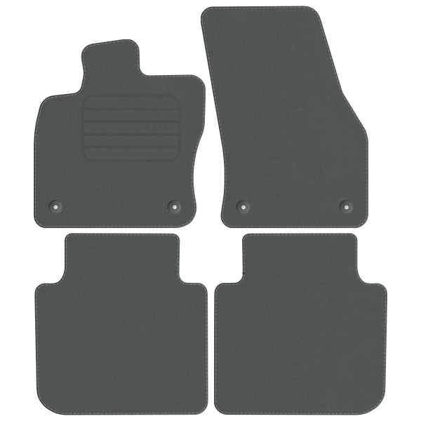 Seat Tarraco Velurové koberce Std Šedé stopky