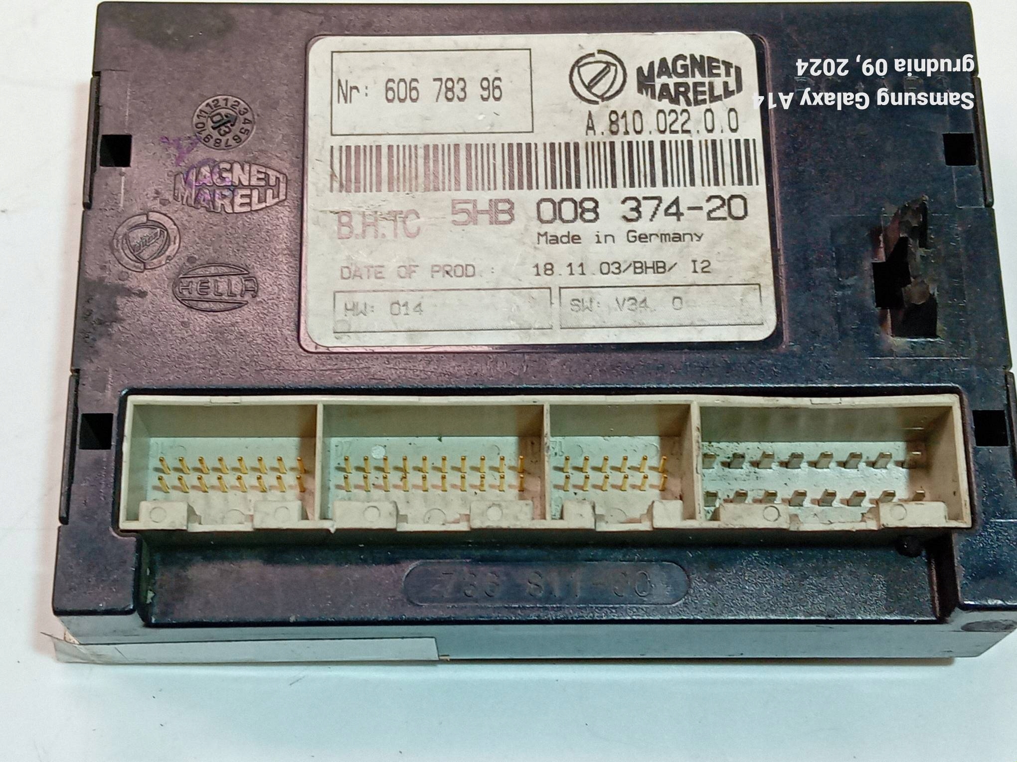 computer Motore ECU 5HB008374-20 LANCIA THESIS