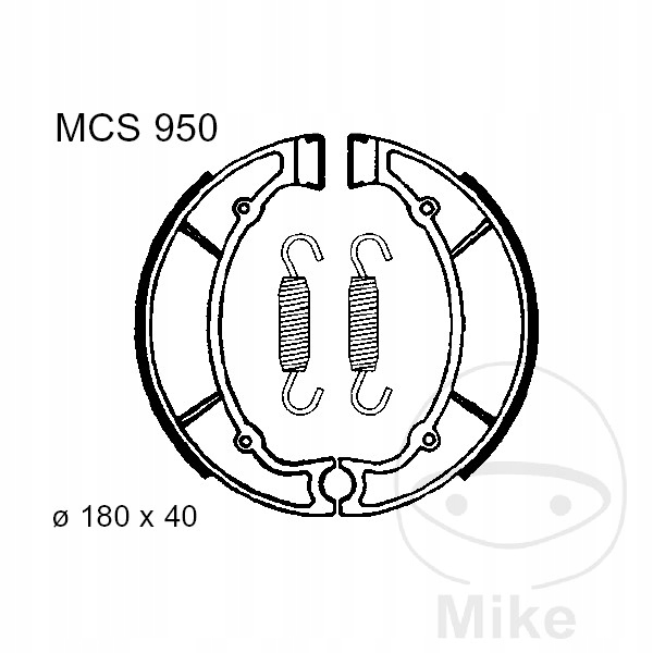 MCS950 - Тормозные колодки TRW Lucas MCS 950