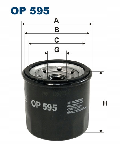

Filtron Filtr Oleju Op 595