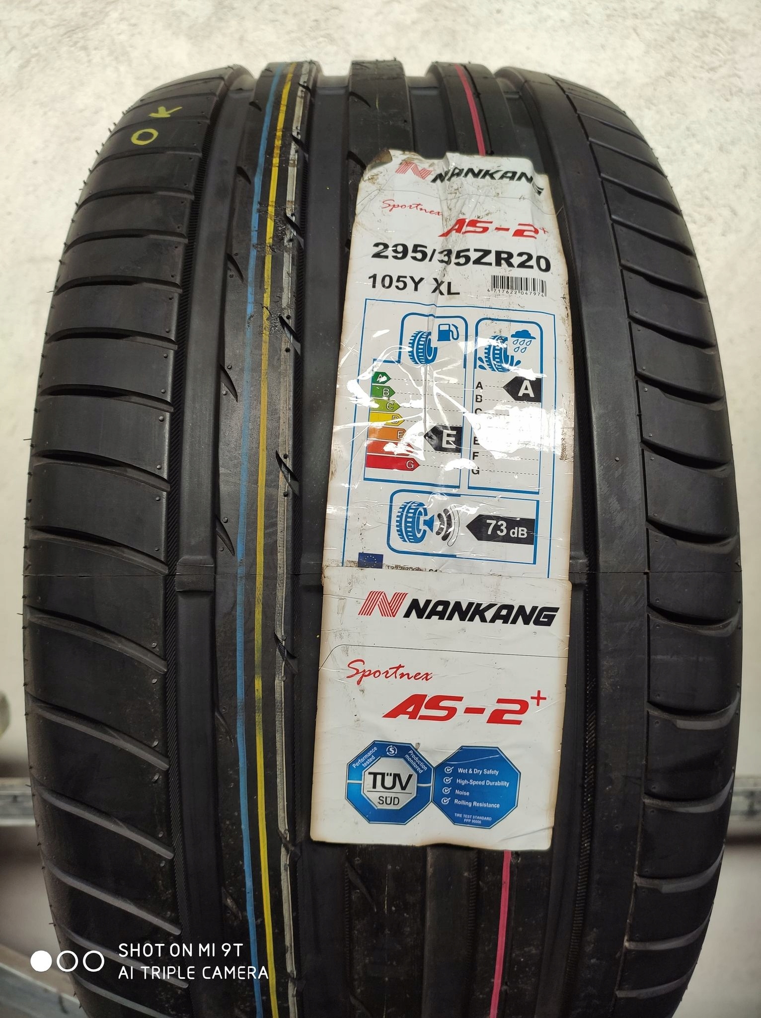 295/35/20 295 / 35R20 NANKANG Sportnex AS 2 + новый