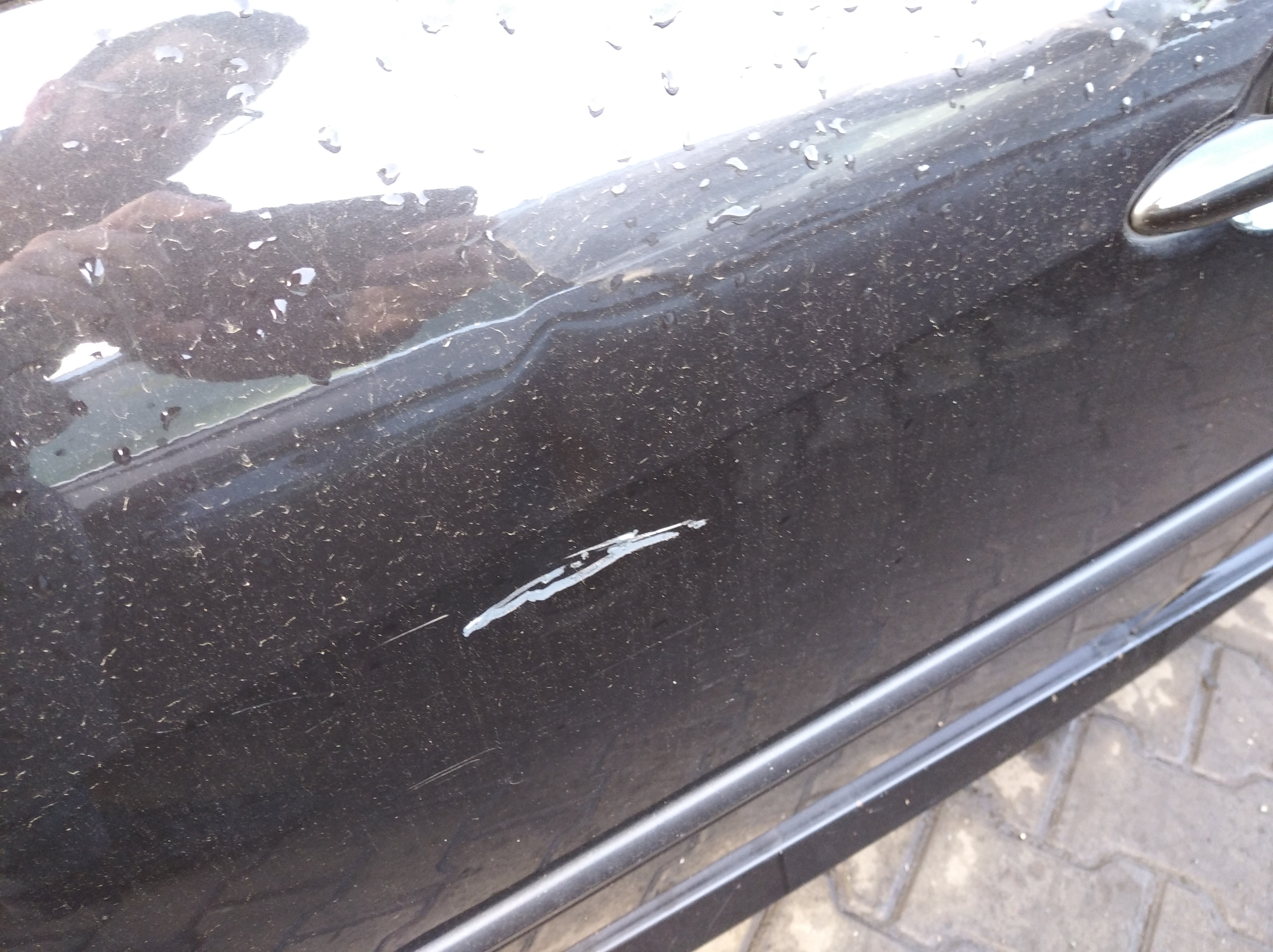RENAULT LAGUNA III 3 door front left NV676 black,