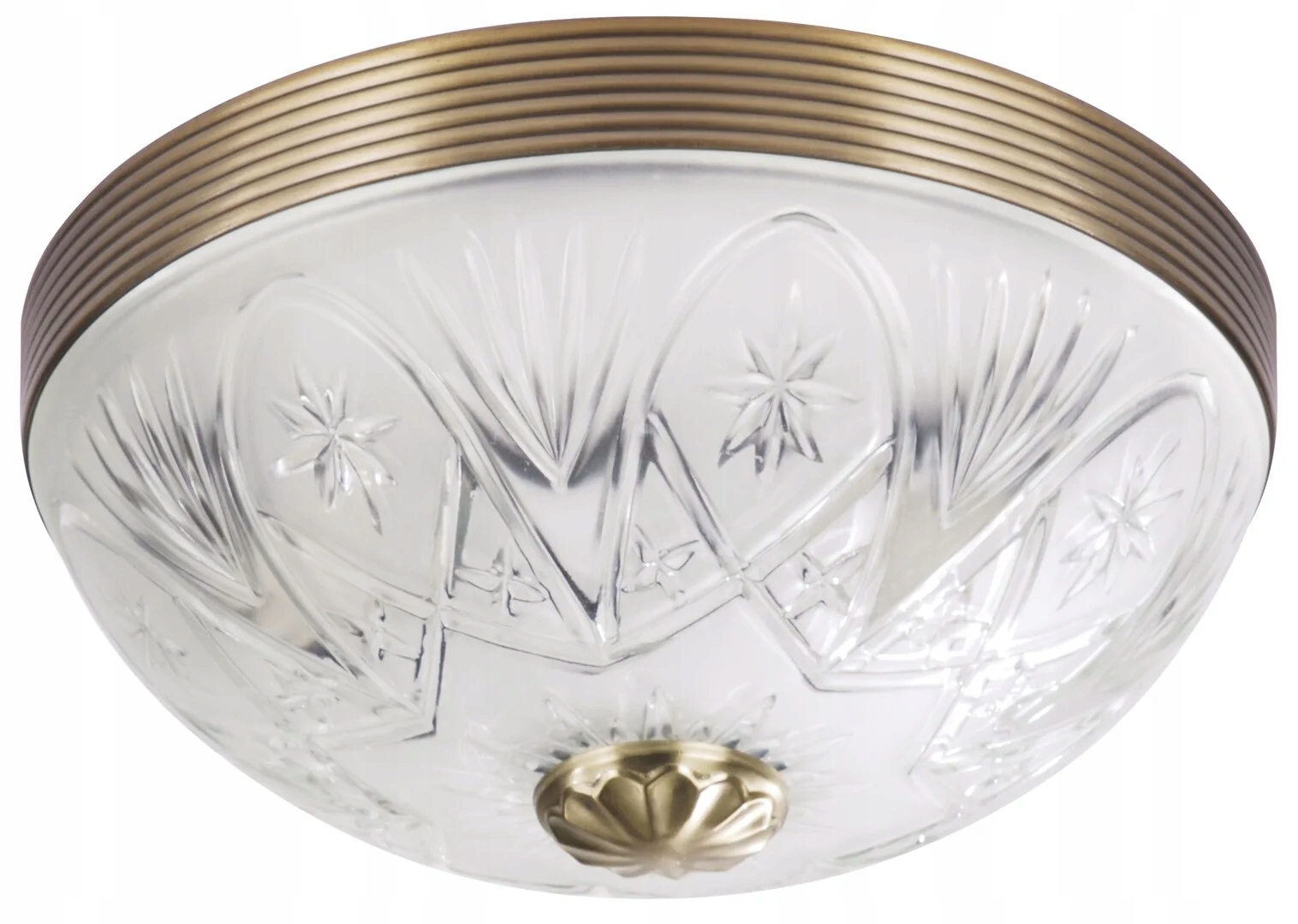 Stropná lampa stropné svietidlo klasická hnedá sklenená ozdobná okrúhla 32 Rabalux