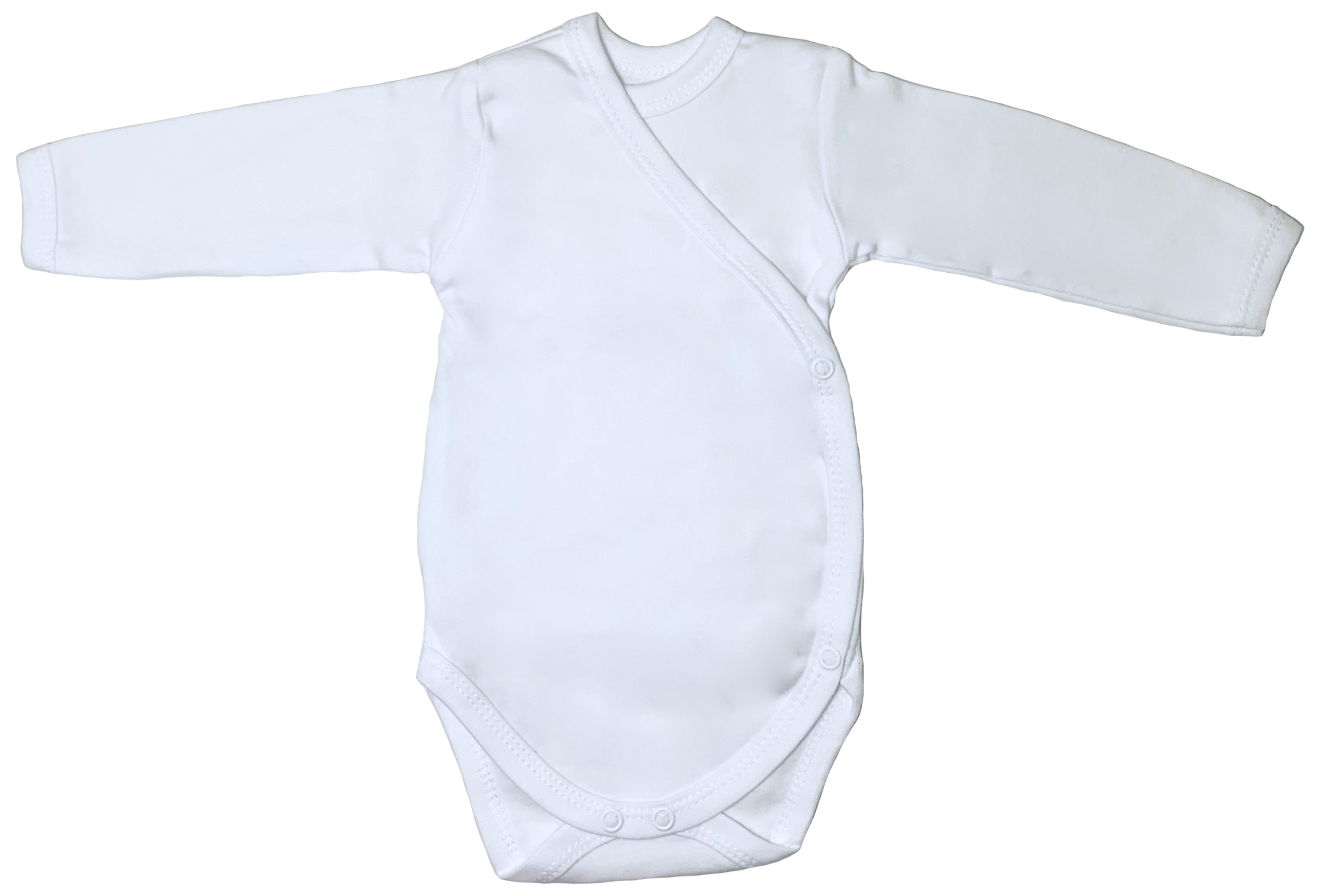 

Body 56 cm 0-2 m kopertowe białe długie rękawy