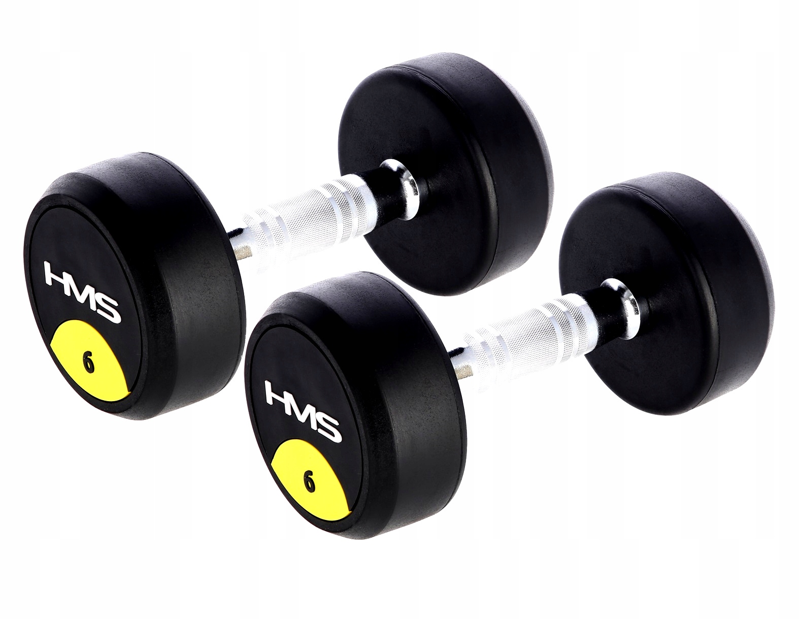 

Zestaw Hantle Stalowe Gumowane 2x 6 kg Hms Hg Pro