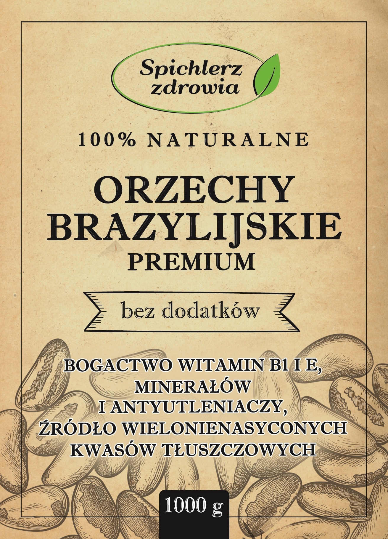 Brazilské Ořechy Premium 1kg Čerstvé Plantáž