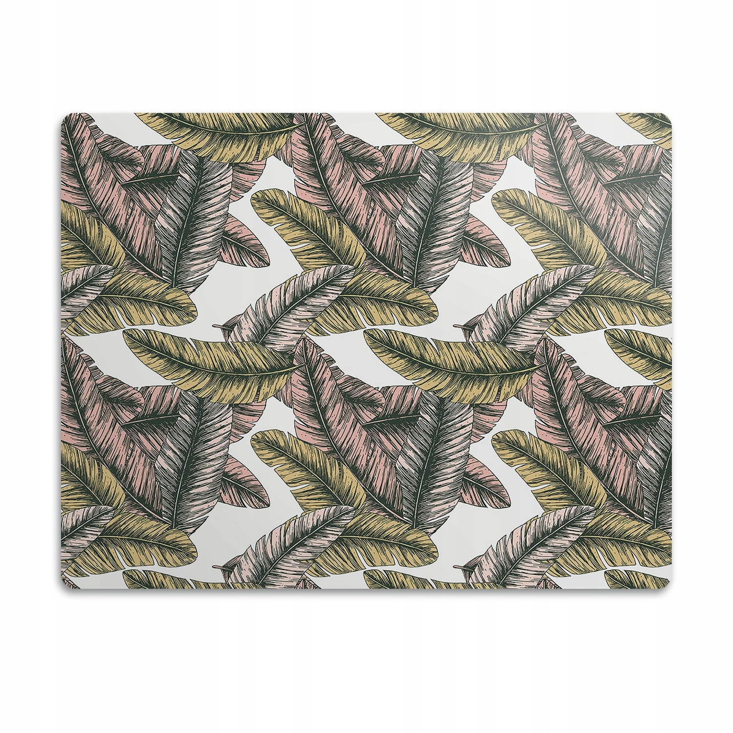 Pro psa kočku podložka pod misky Listy banánovníku 90x60