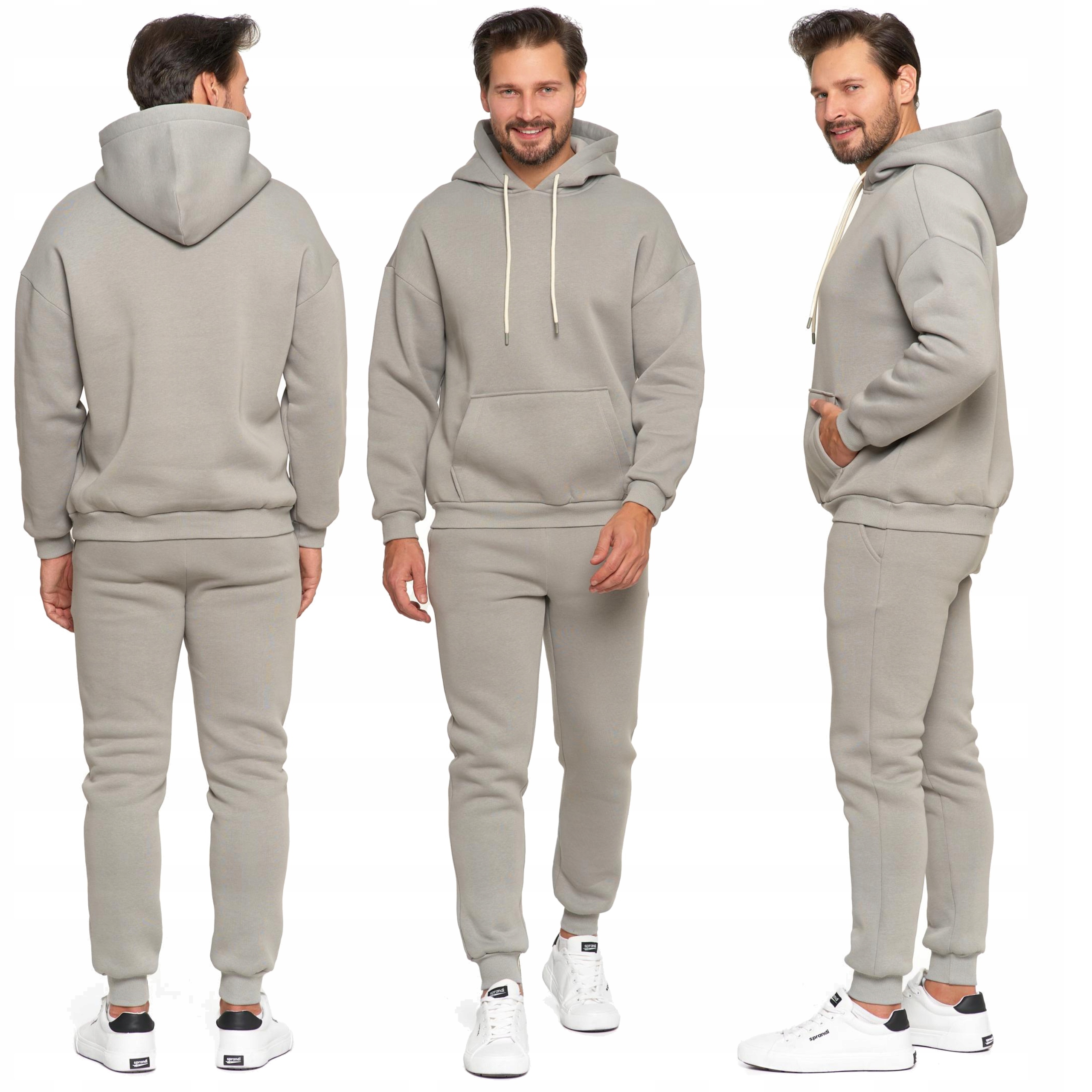 Pánská tepláková souprava zateplená mikina s kapucí a Joggery Moraj XXL