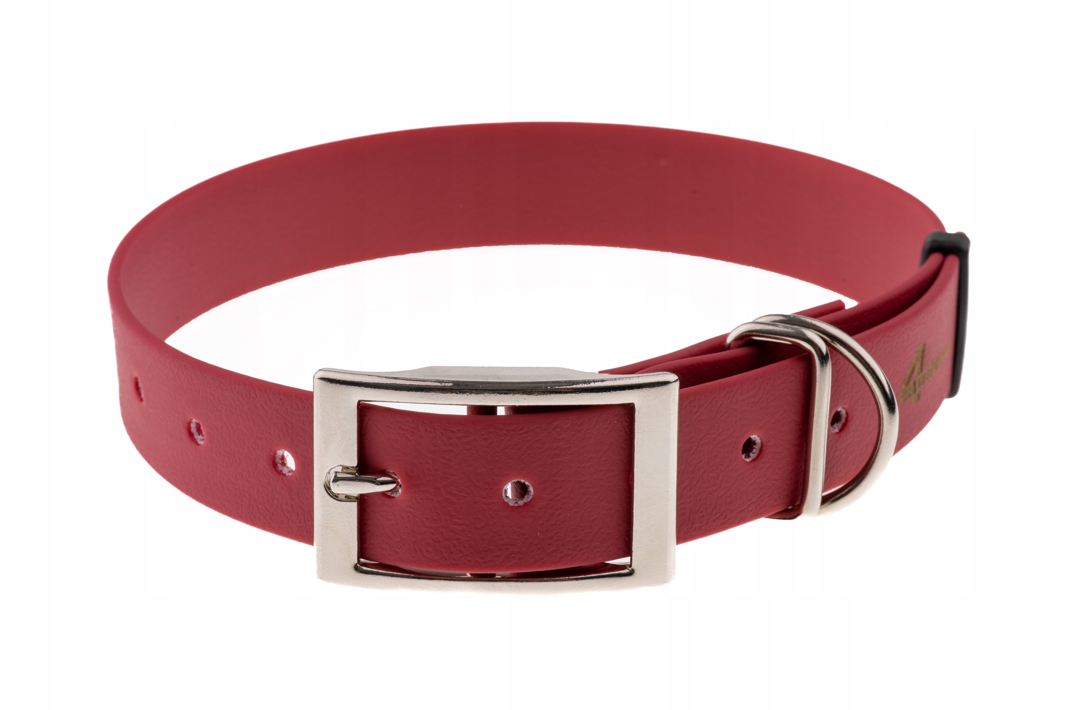 

Obroża 25mm wodoodporna biothane 38-52 cm bordo