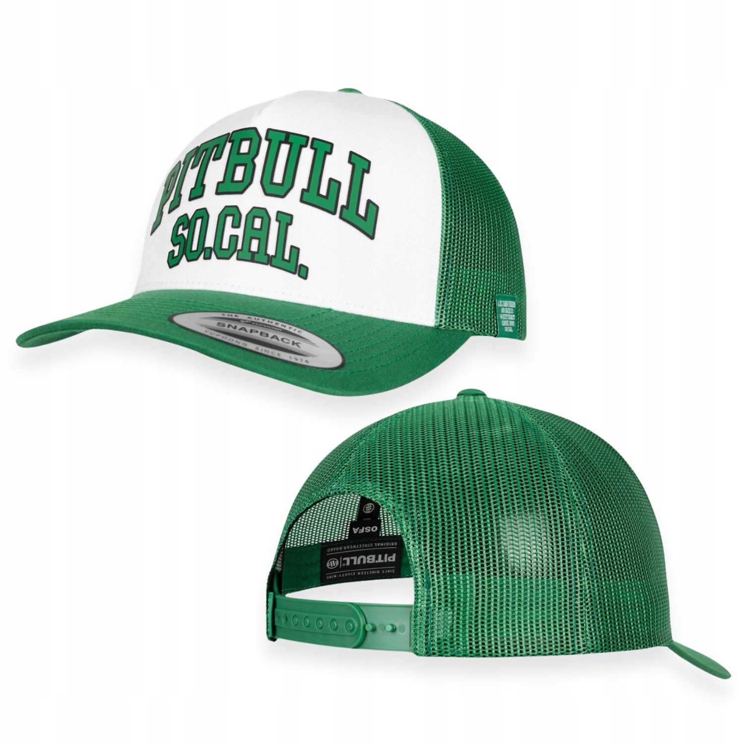 Kšiltovka se síťkou na zadní straně Pitbull Snapback Trucker So Cal regulace