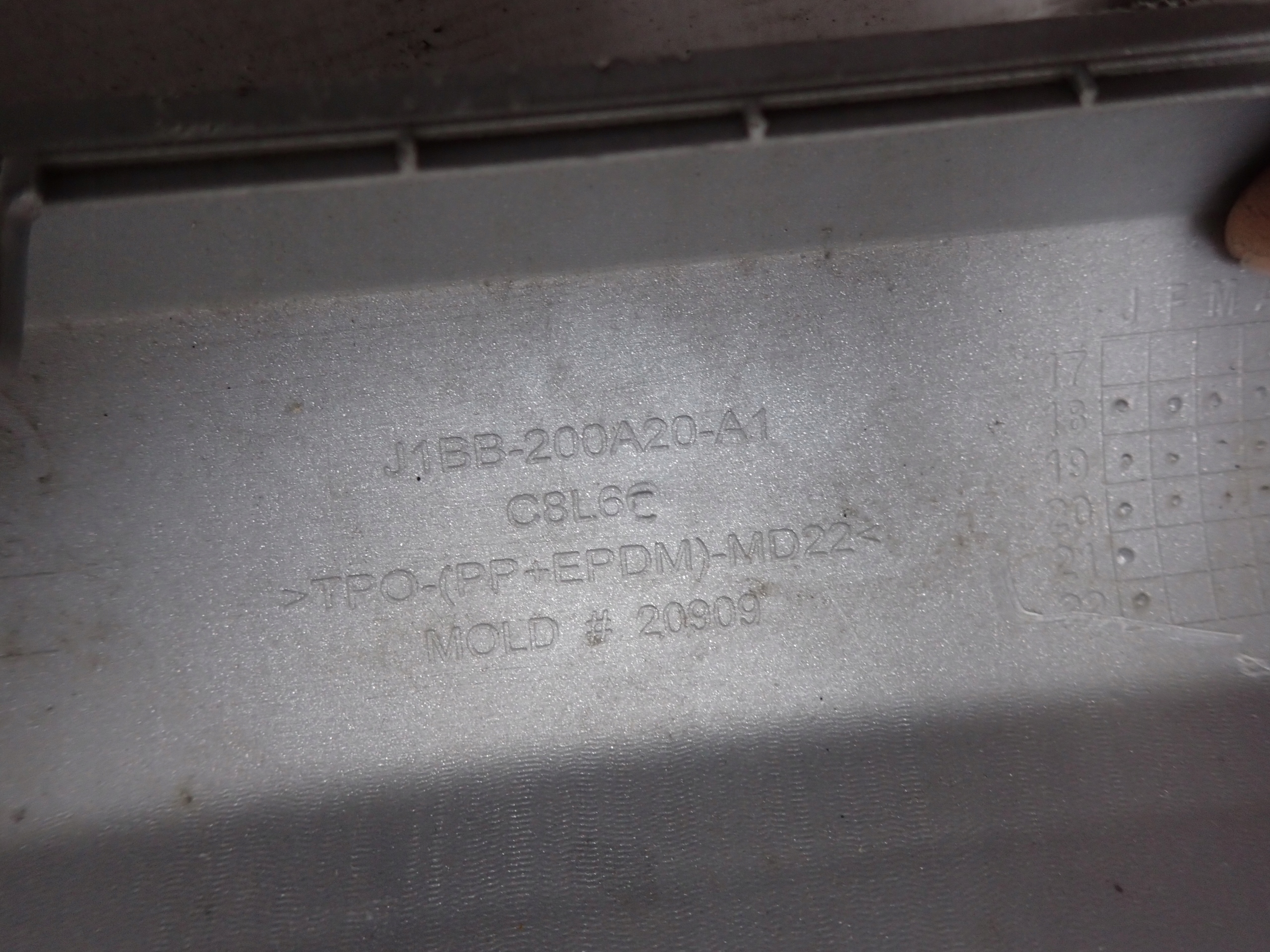 FORD FIESTA MK8 ACTIVE 16- moulding threshold right threshold right J1BB-200A20-A1