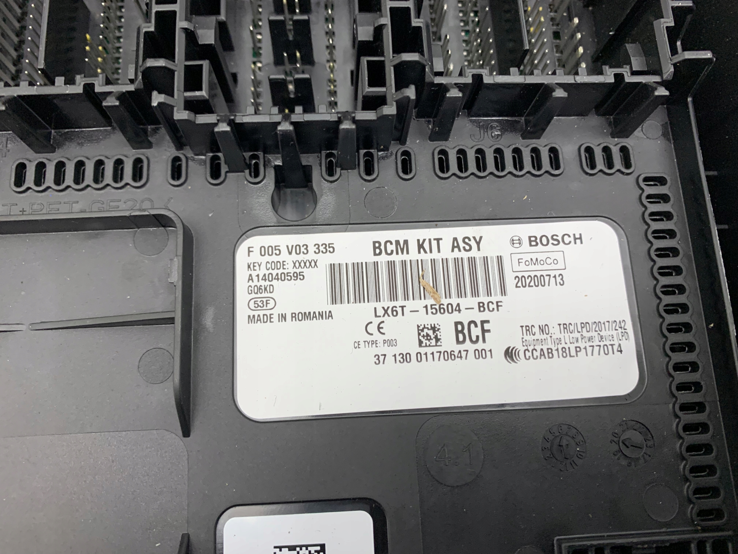 FORD KUGA III MK3 MODUŁ STEROWNIK BCM BCI 2.5 PHEV Numer katalogowy części LX6T-15604-BCF